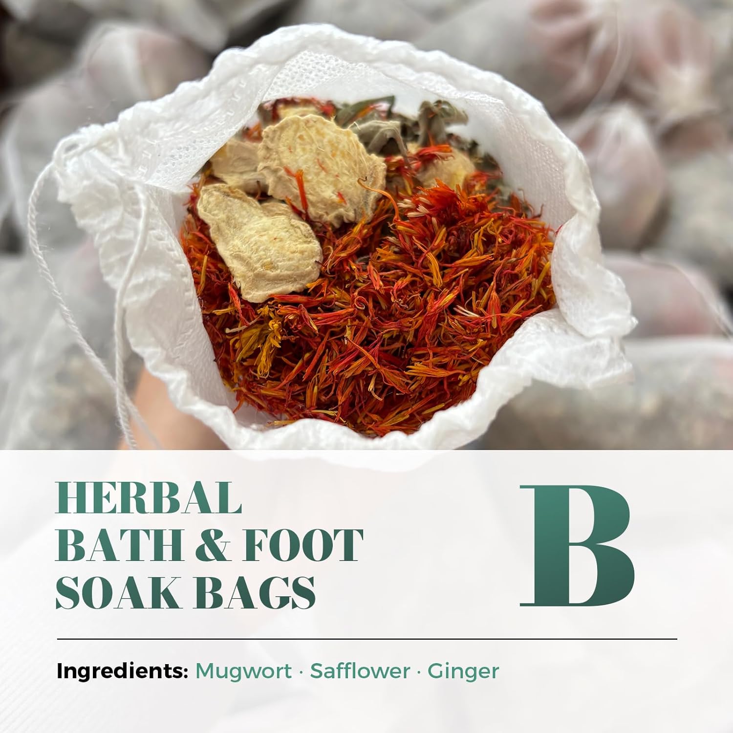 YOYOVIVA Herbal Foot Soak Bags Natural Plant-Based Foot Bath for Relaxation Detox Circulation Stress Relief Gentle Foot Spa Soak for Men Women at Home